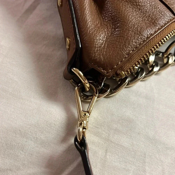 - Michael Kors shoulder bag in tan calf leather backpack - Picture 11 of 13